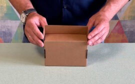Сборка картонных коробок